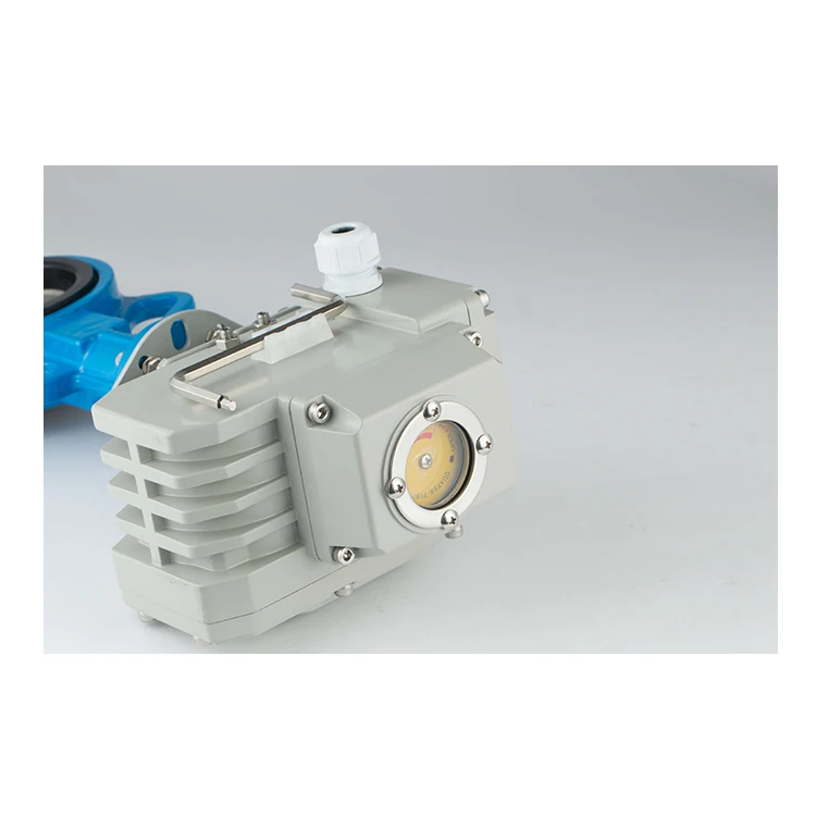 High Pressure DN50 2 inch 24v motorized butterfly valve Flow Control 12v motorized valve for acid/gas equipment