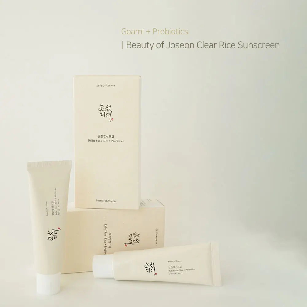 Korea Beauty Soothing Sun Cream Rice + Probiotic 50ml Natural Anti-Aging SPF50+ n