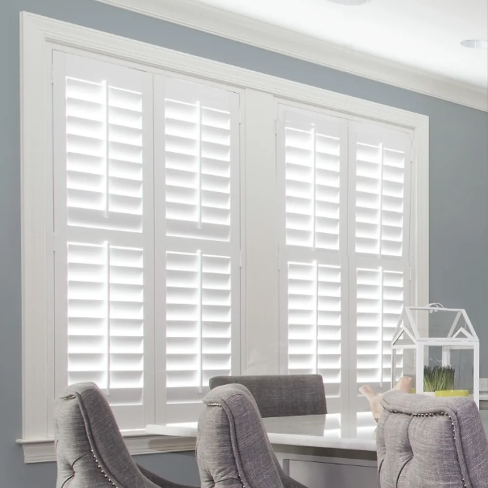 Modern fashion outdoor aluminum plantation  shutters exterior blinds shutter