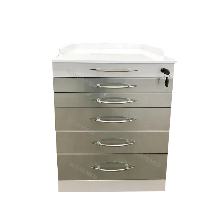 SY-YR01 Portable Mobile Hospital  Dental Cabinet for Medical Using for Sale