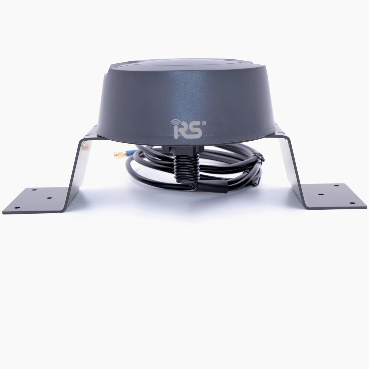 Outdoor MIMO 4G LTE antenna waterproof IP68 5G puck antenna WIFI 6E antenna 4-in-1 combo metal mounting bracket