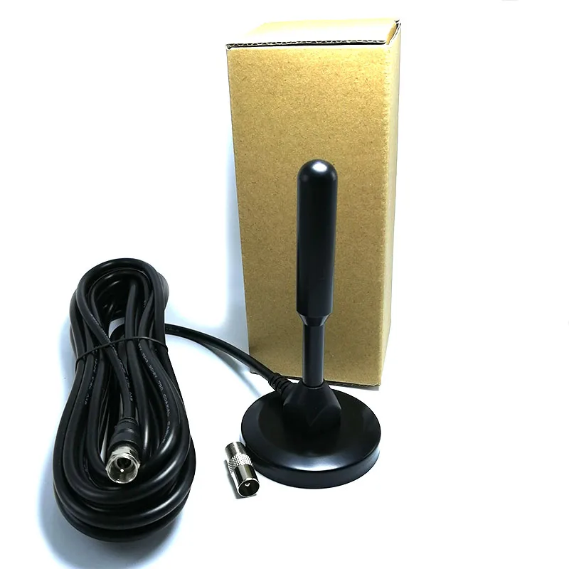 Newly designed high gain magnetic antenna 30dbi with 16.4 feet cable Uhf antenna portable Dvb T2 Hdtv antenna