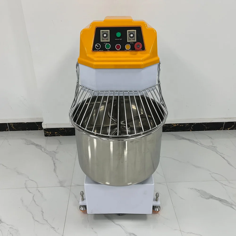 20/35/45/55/68/88L Commercial Baking Bakery Spiral Mixing Machine Bread Pizza Flour Dough Kneader