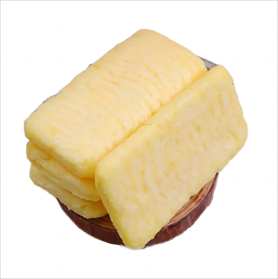 Korean Golden Squares: Rice Crackers with Creamy Egg Flavor