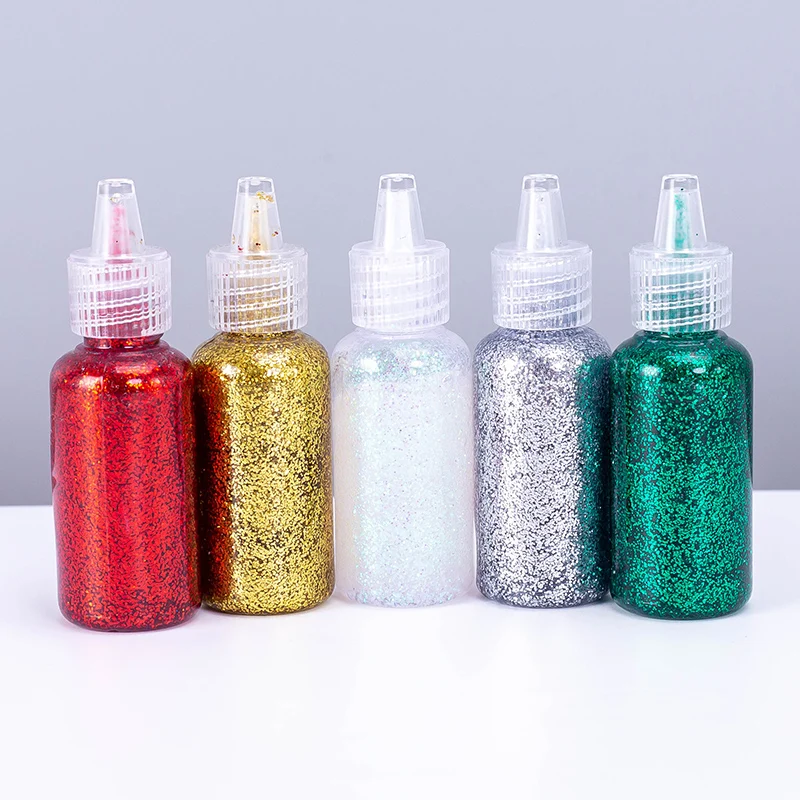 5 pack Amazon Best Crafts Wholesale stickles decoration non-toxic Glitter Glue Sets for Crafts for Holidays and Festivals