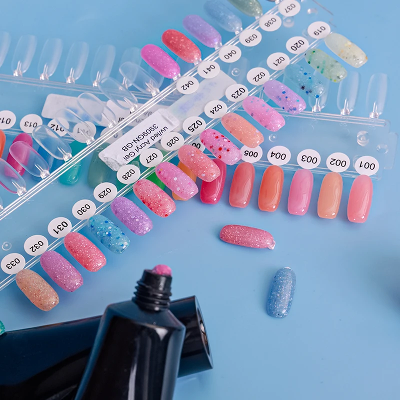 42 Colors Acrygel Temperature changing  UV Gel Poli Acrylic Poligel Nail Extension Luminous glow in the dark Poly Gel