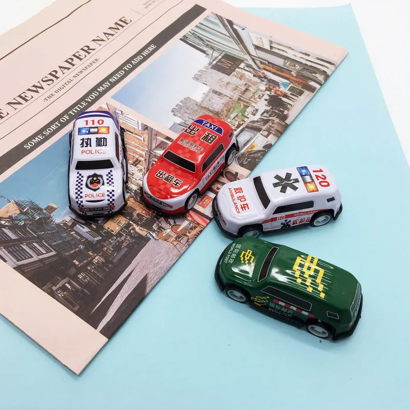 Custom Wholesale Hot Selling Kids Metal Iron Mini Small Car Model Toy Pull Back Inertia Cars