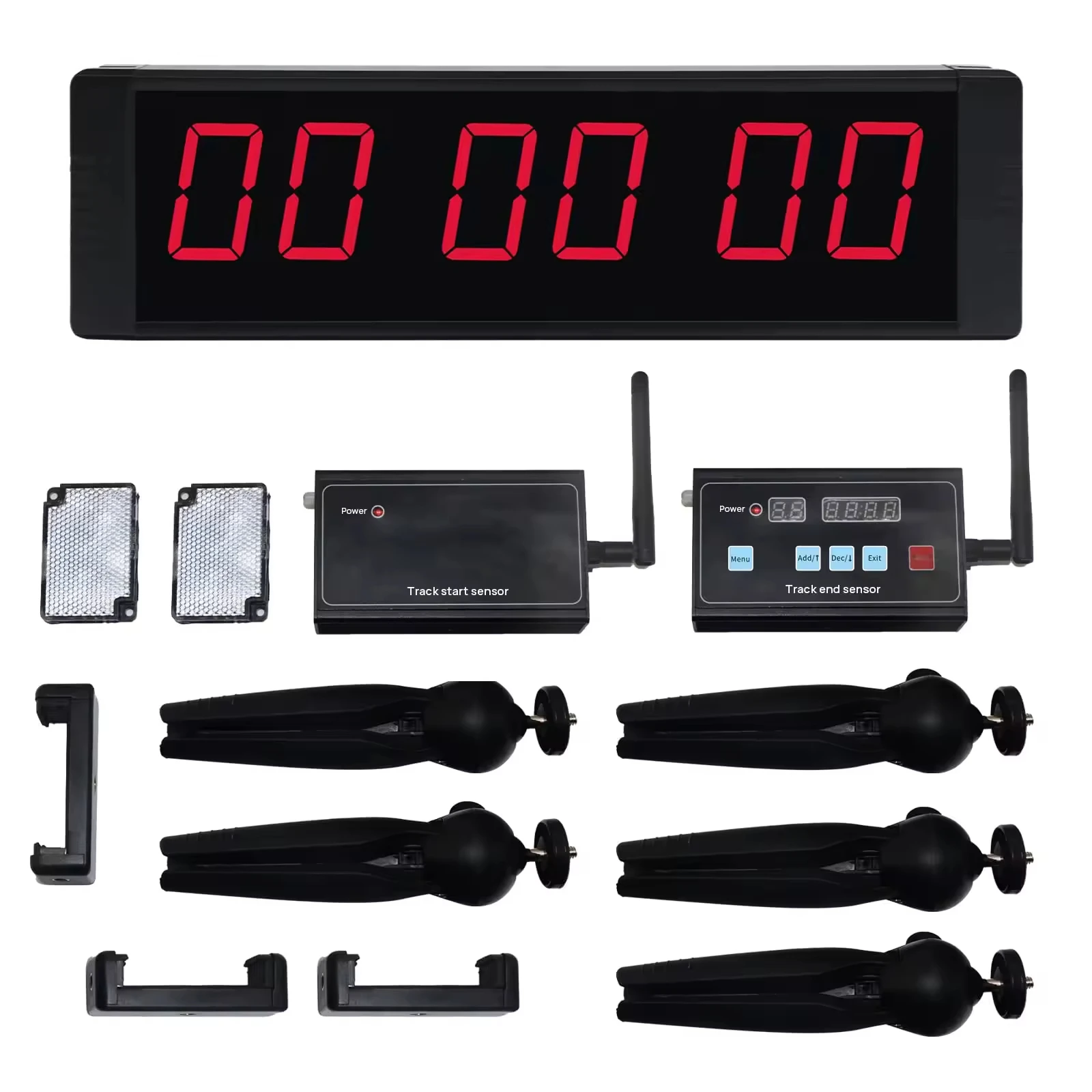 YIZHI Automatic Data Saving Great Equipment Battery Powered Wireless Laser Timer for Sprints Customized Services Race timer