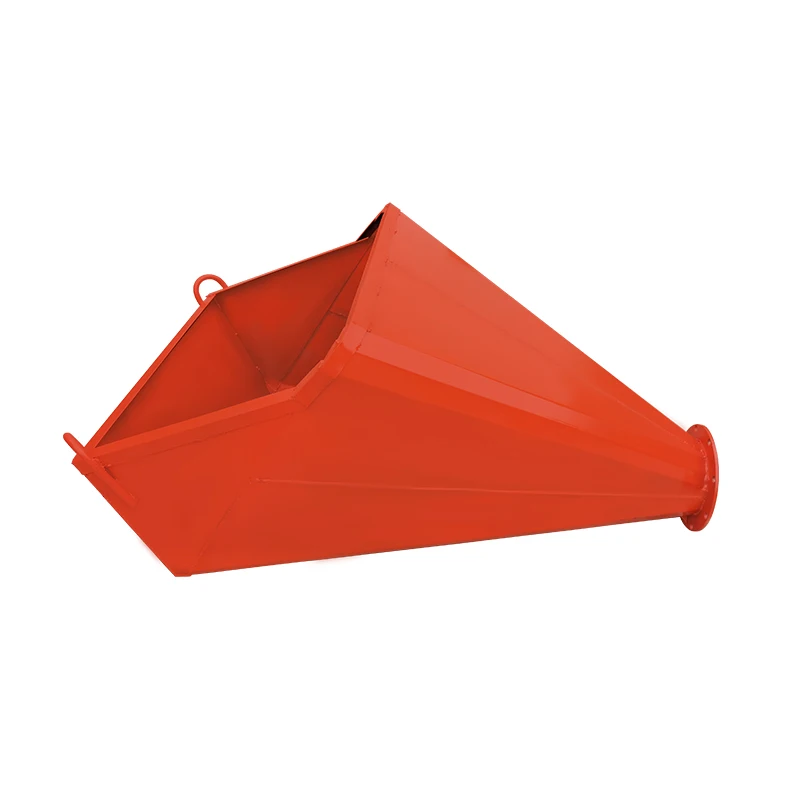 Square Bucket Hopper Multifunctional Concrete Tower Crane Hopper For Construction Sites Special Mortar Hopper