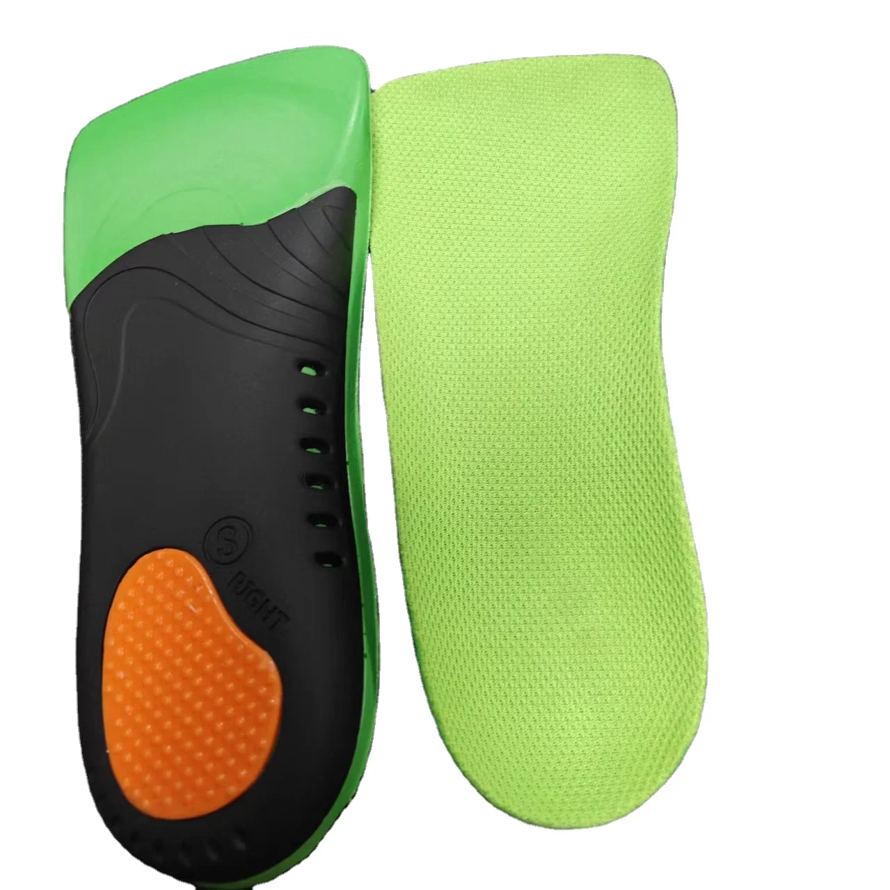 3/4 Length Breathable Fabric High Elasticity Anti-Slip Orthopedic Insoles Orthotic Insoles For Arch Pain