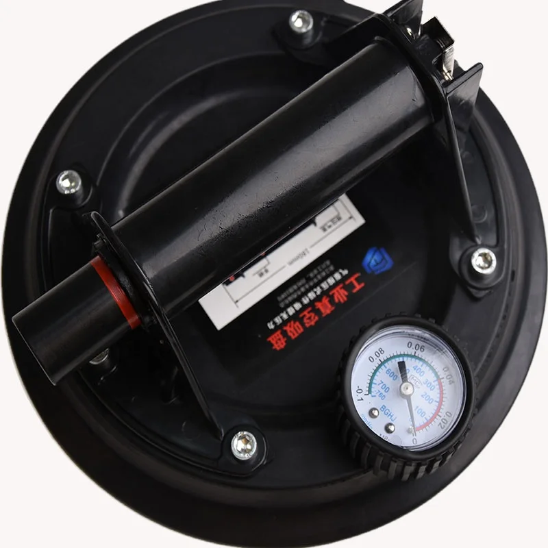 CE heavy duty большой вакуумной присоской стекло для каменный/керамическая напольная плитка фиксированный инструмент присасывательный диск патрон с циферблатом барометр