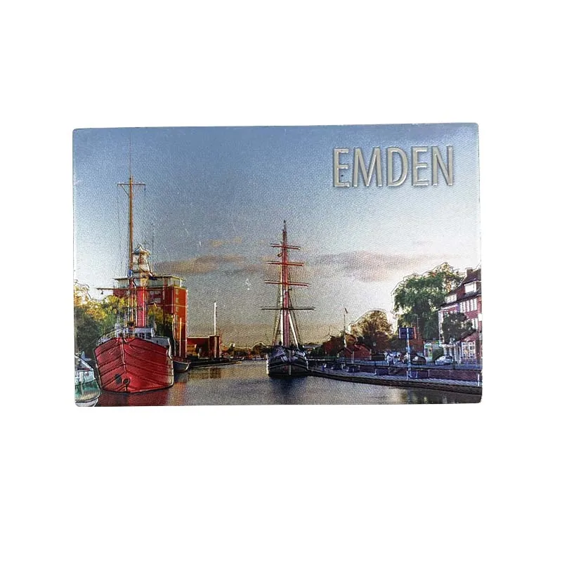 New high quality customized personalized souvenir 3D foil fridge magnets