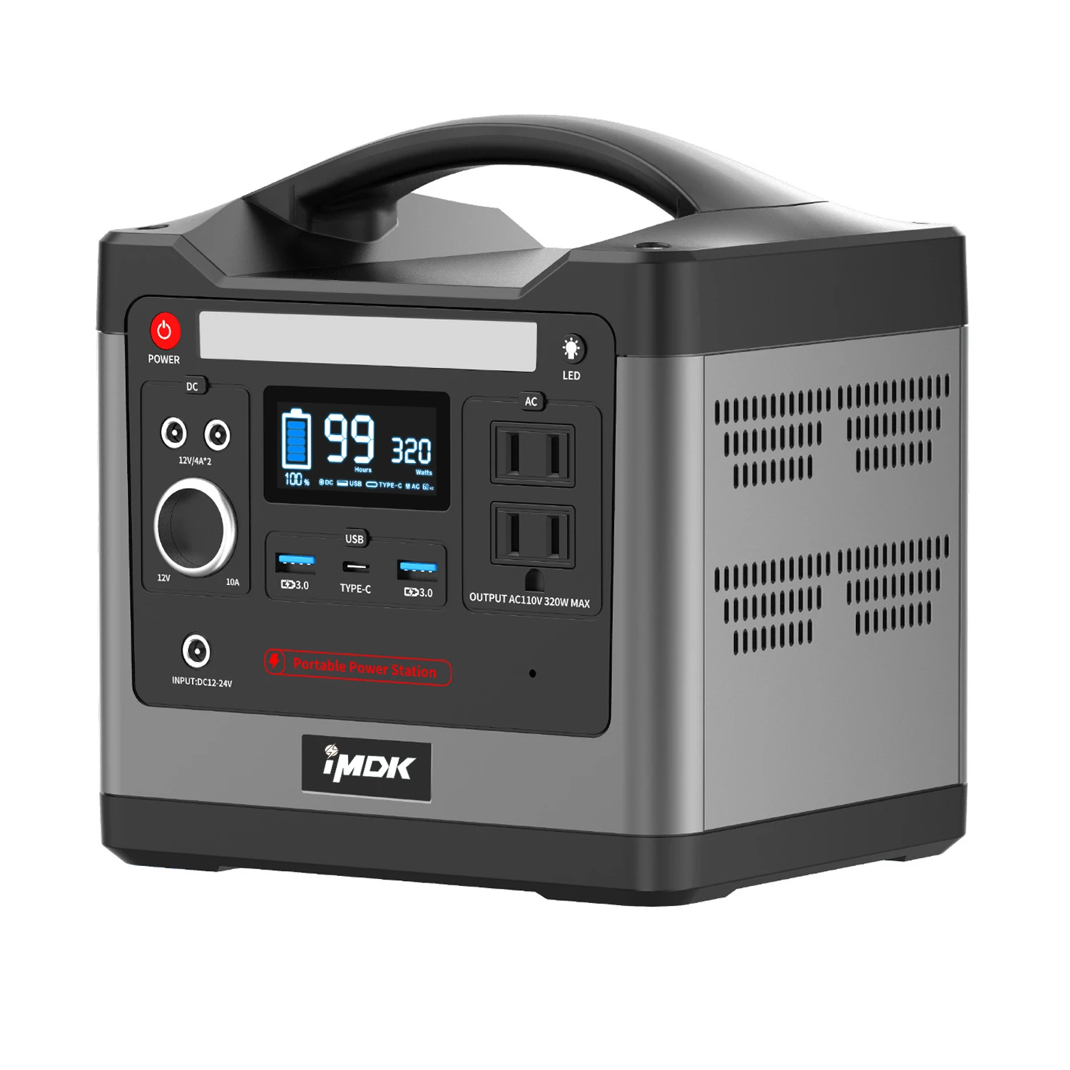 700w pure sine wave solar generator lifepo4 lithium battery portable power station portable generator for outdoor camping