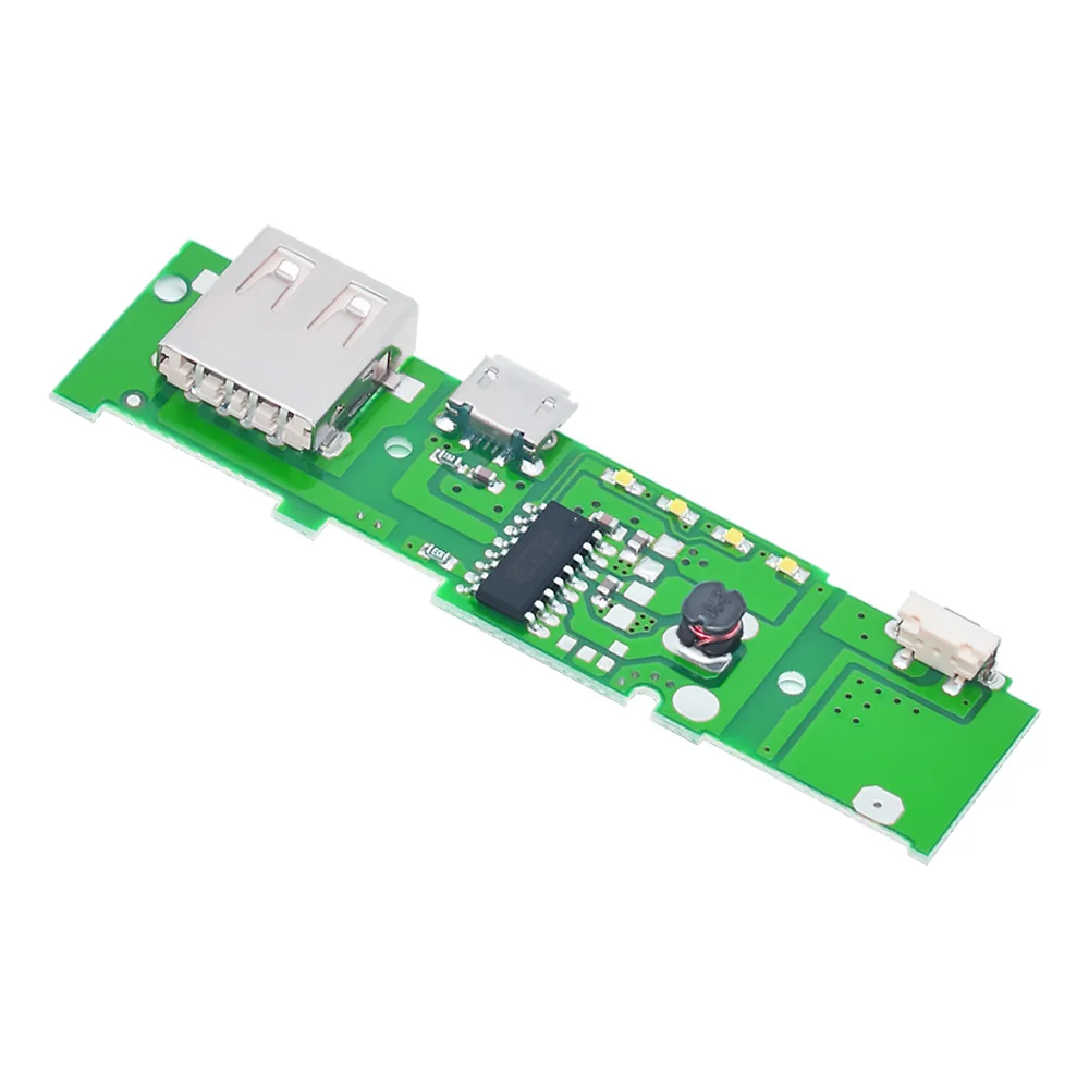 5V 2.1A/5V1A Power Bank Charger Charge Module Charging Circuit Board PCB Step Up Boost Power Module DIY Power Ban 18650 Battery