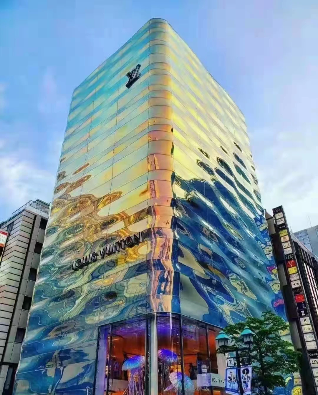 Professional Curtain Wall Window Tempered Glass Building Glass Tempered Iridescent Colored Glass