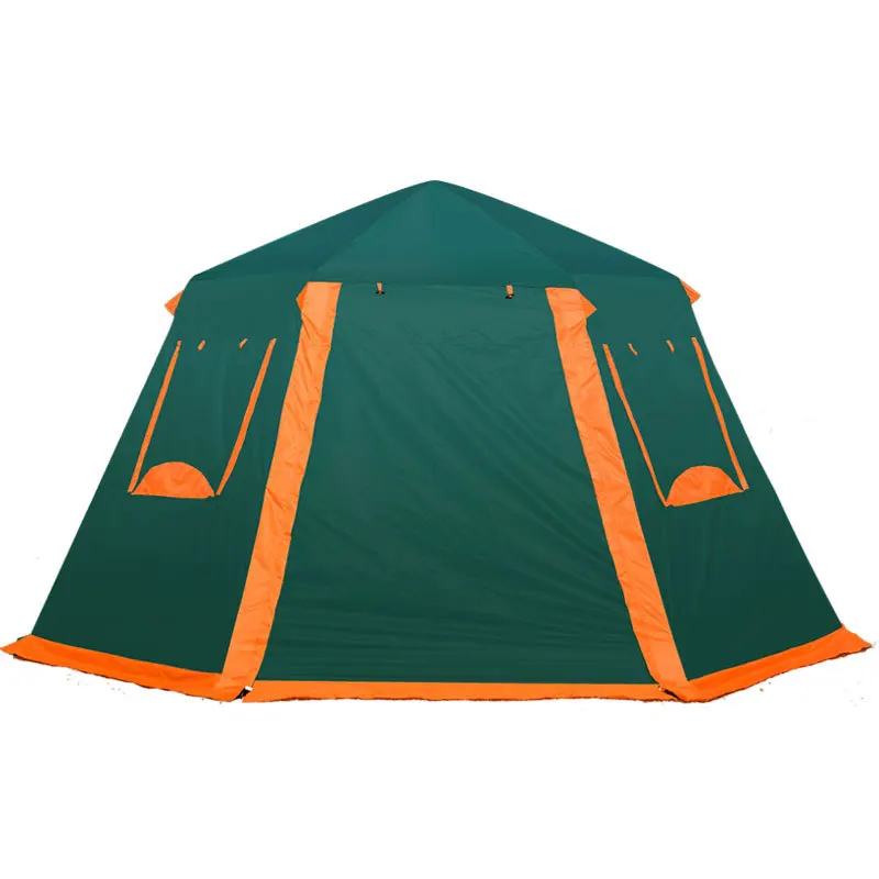 Outdoor automatic speed-opening 3-4 people 5 people double-layer sunscreen anti-rainstorm thickened aluminum pole camping Tent