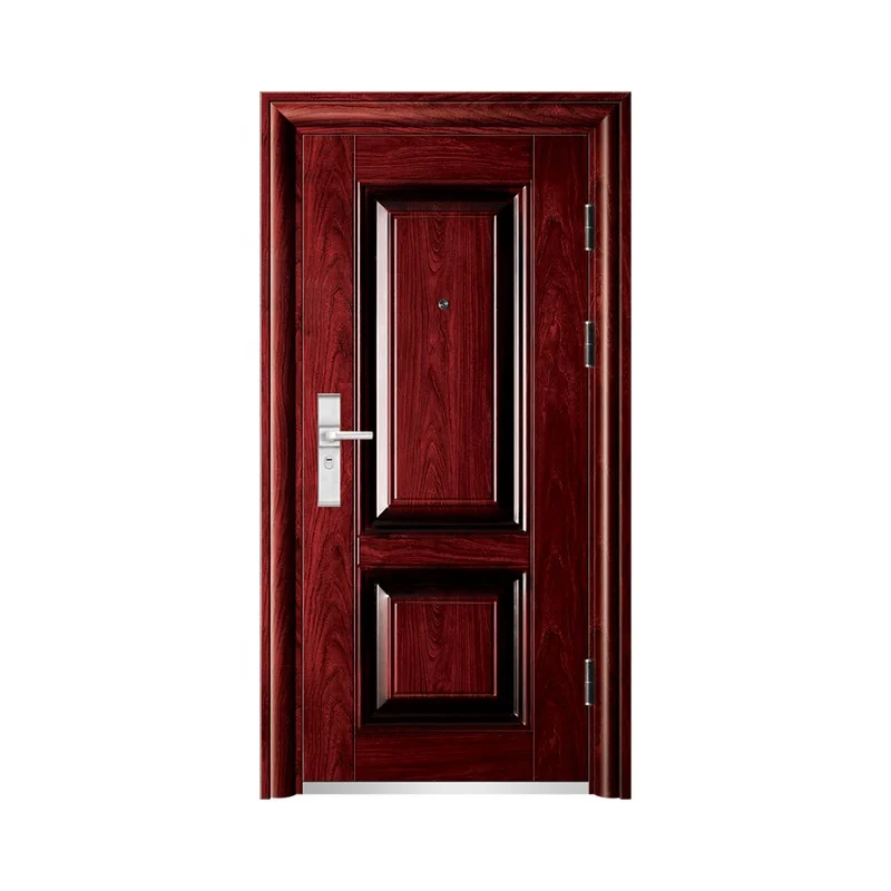 Manufacturer Exterior House Model Metal Door Security Steel Door Front Entry Door For Home