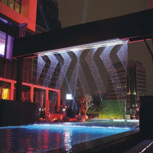 Different Patterns and Handwriting Digital Water Curtain Water Fountain for Indoor Outdoor