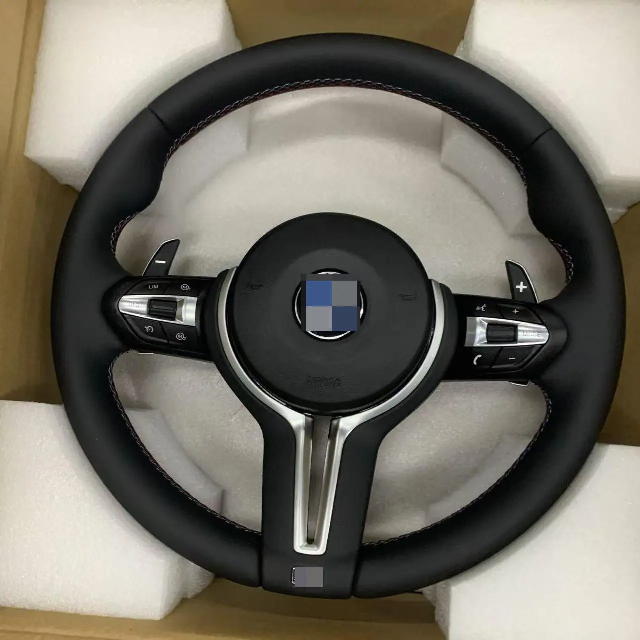 Wholesale F10 F20 F30 F32 F36 F80 F82 M3 M4 M Sport Carbon Fiber Leather Steering Wheel Sport Interior Steering Wheel For BMW