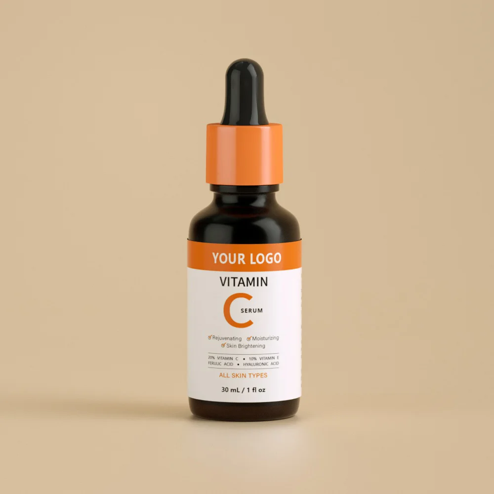 Private Label Skincare Beauty Vagan Organic Anti-aging  Vitamin c Cleanser face Cream Facial Serum Skin care set