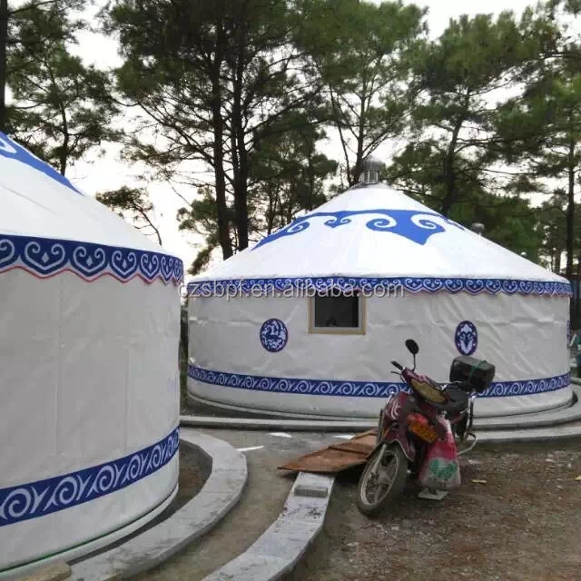 8M Diameter Mongolian Yurt Tent Bell Tent For Sale