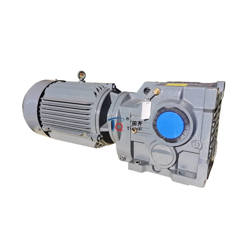 single 3 phase 7.5kw 15kw induction reduction gearbox gear motor