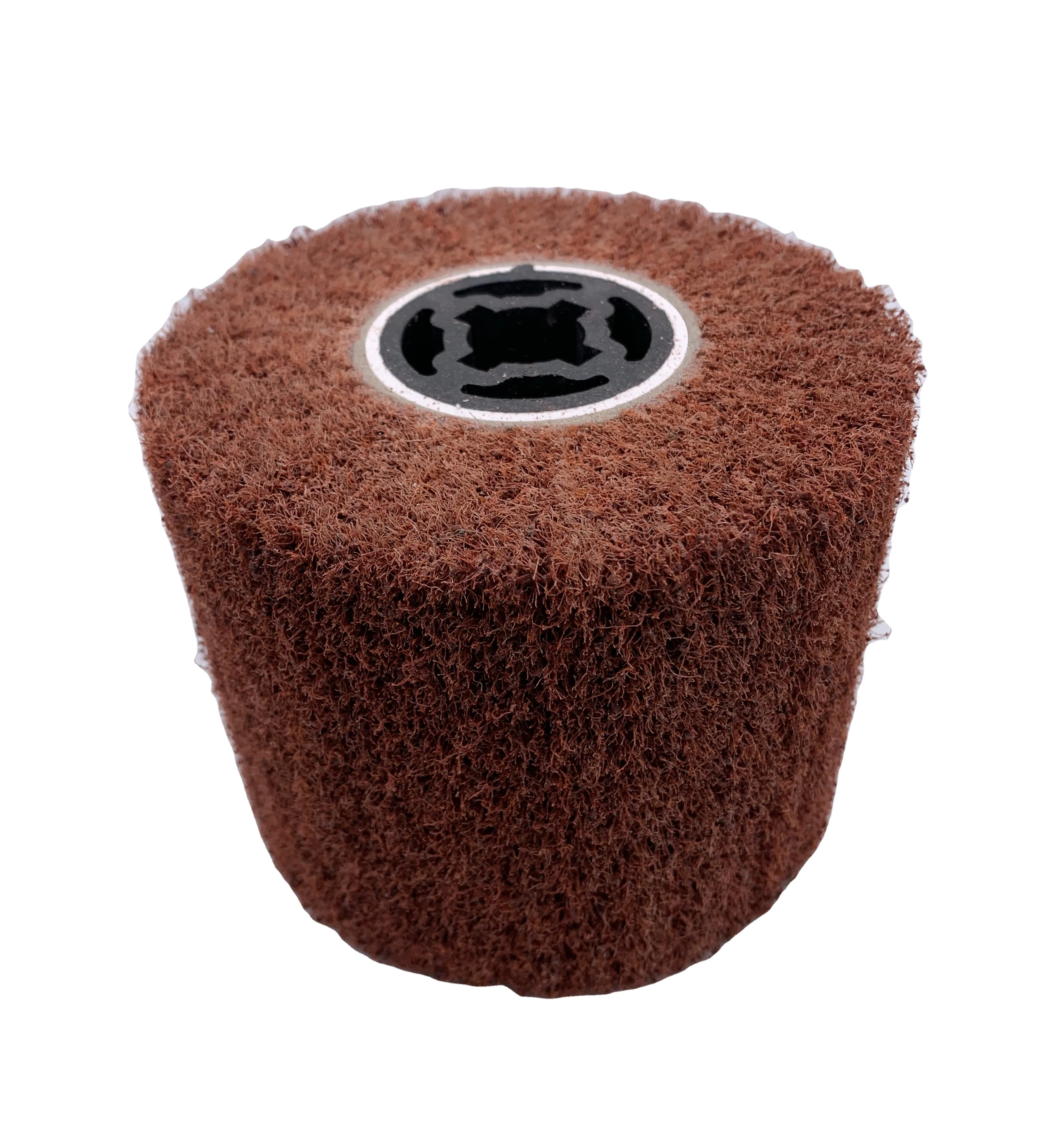 Wire Drawing wheel Non-woven Nylon Flap Wheel Polishing wheel, flap Disc in abrasive tools for copper aluminum