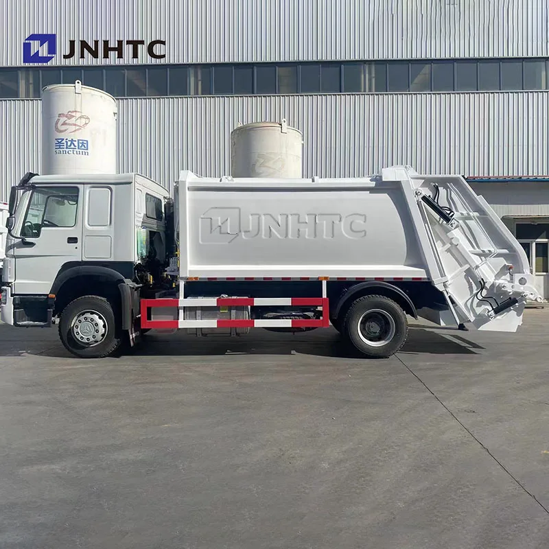 Новый Sinotruck Howo 4X2 подъемный уплотнитель мусоровоз