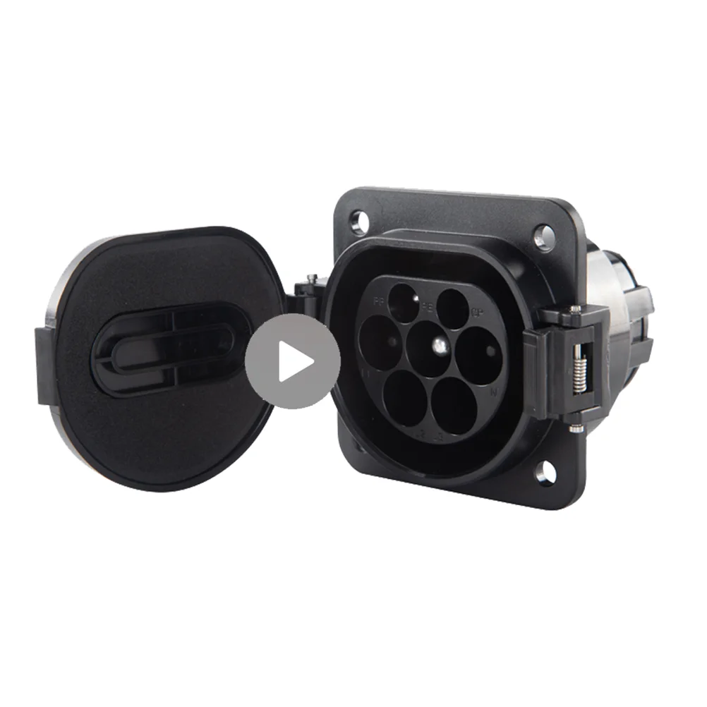 
 Европейское стандартное зарядное устройство для электромобилей типа 2, 16 А, 32 А, зарядное устройство постоянного тока для электромобилей, вилка стандарта Великобритании  