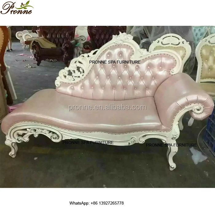 Luxury European Modern Design Waiting Room White Modern Wedding 2 Seaters love Seat Sofa