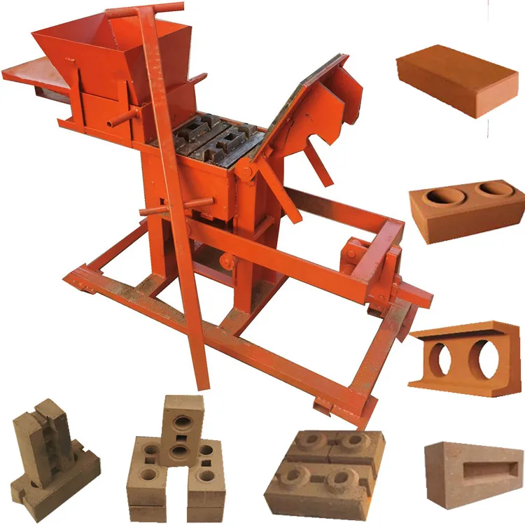 Trending products interlock block making machine red brick machine manual interlocking brick machine with mould