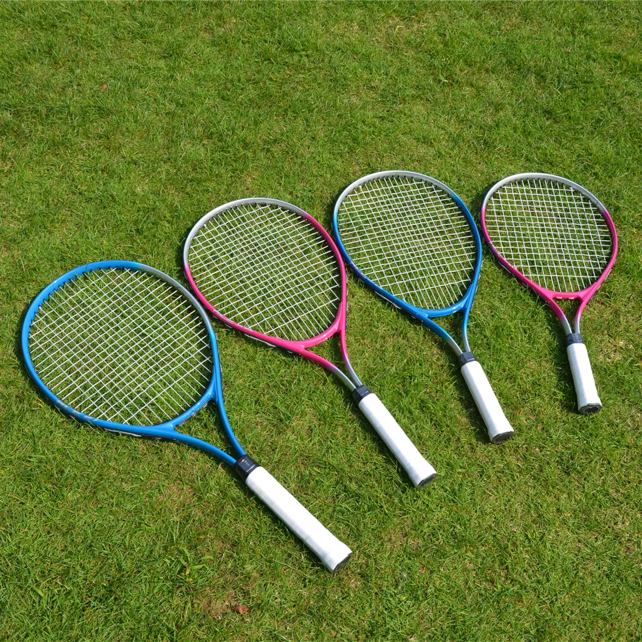 wholesale factory price aluminium alloy tennis racket for kids and junior mini age bat 19 21 23 25 inch available