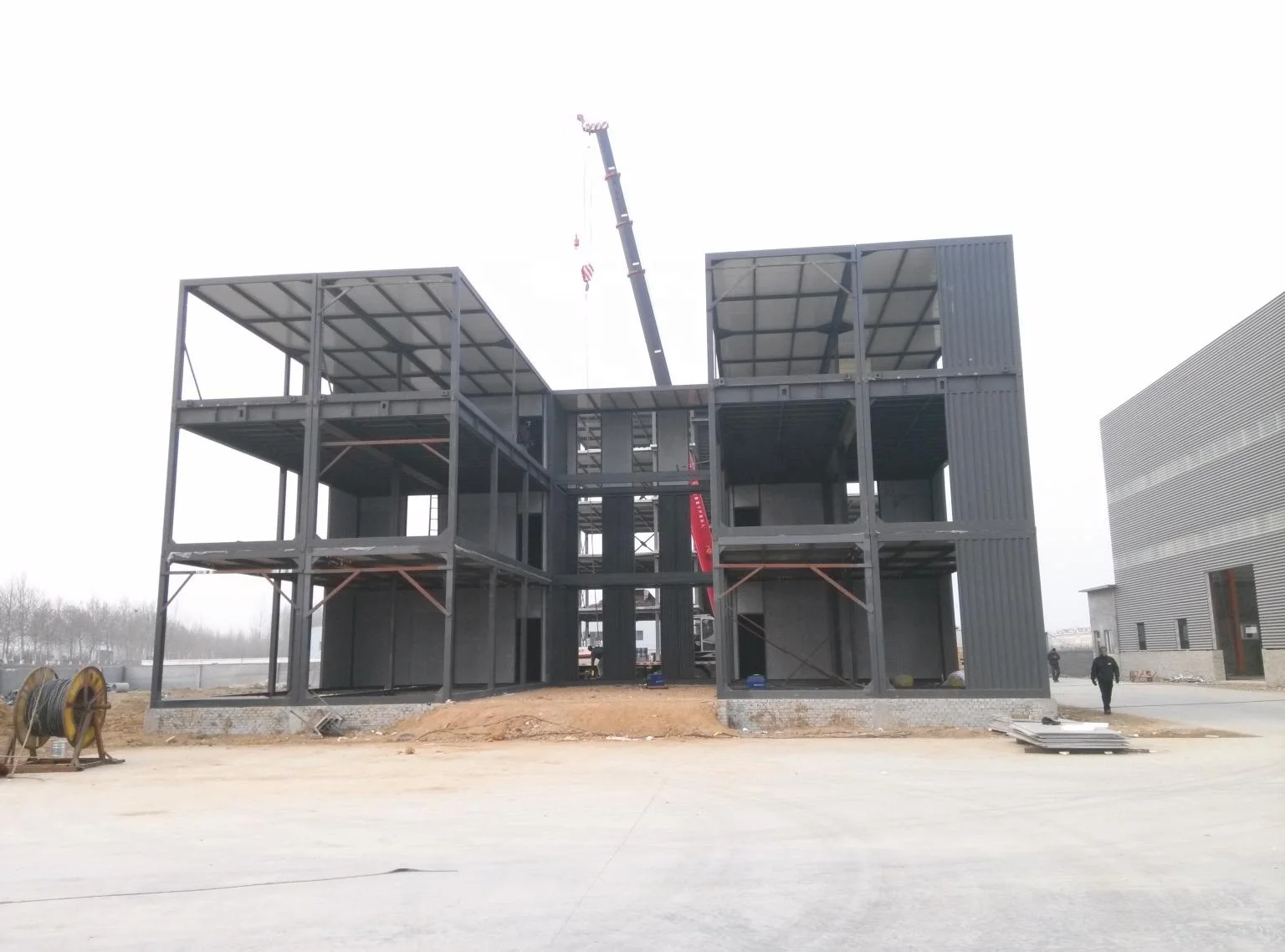 Prefabricated Steel Frame Apartment and office Building