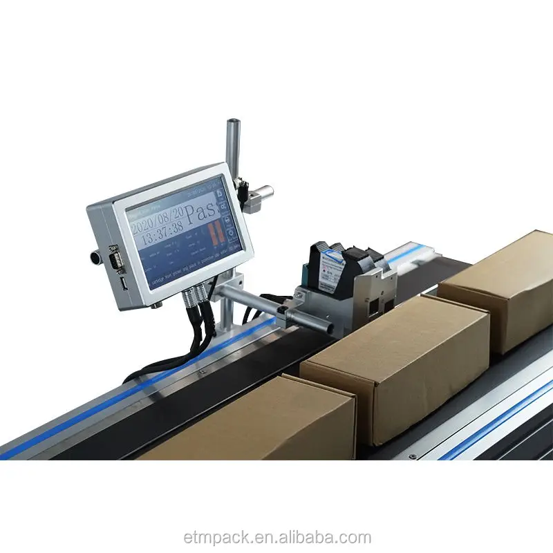 Automatic DTG Batch Code Printing Machine/ DTF Film color Inkjet Printer/Online Expiry Date UV Ink jet photo logo Coder marker