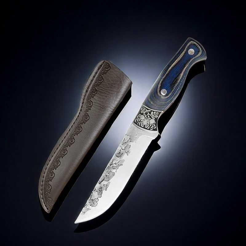 Mongolian Style Stainless Steel Household Meat Cutting Knife Special Segmentation Slaughtering Pig Cattle Shaving Kitchen Knives