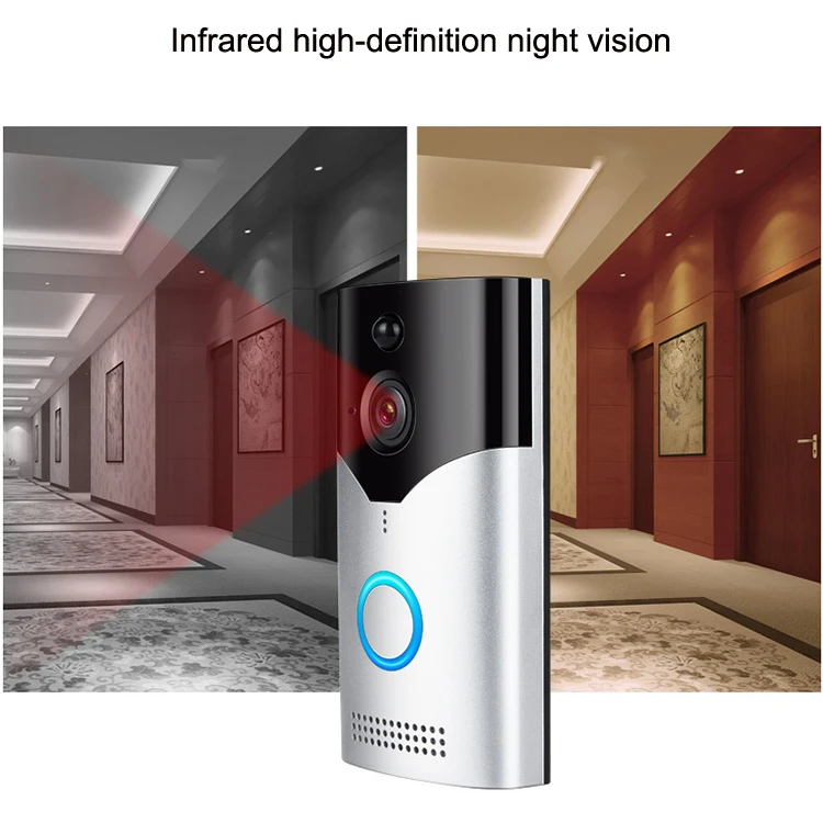 Home security camera system wireless tuya smart video ring doorbell 720P camera wifi Phone Intercom Doorbells