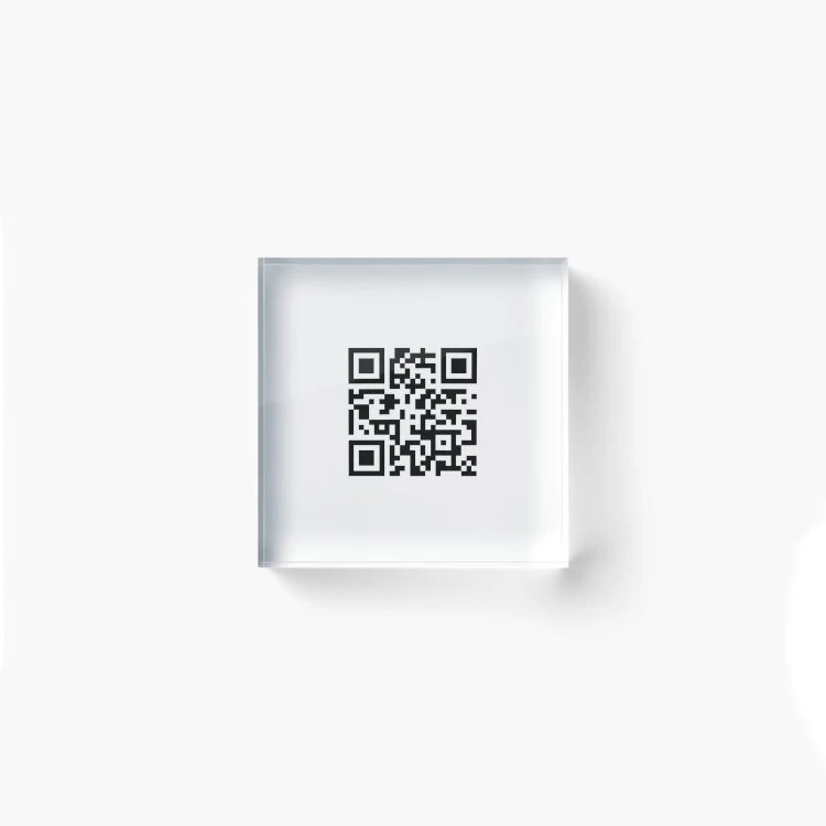 Custom Printed Clear Plate Nameplate Advertising Signage Plaques  Logo Product Brand Acrylic Block  Display