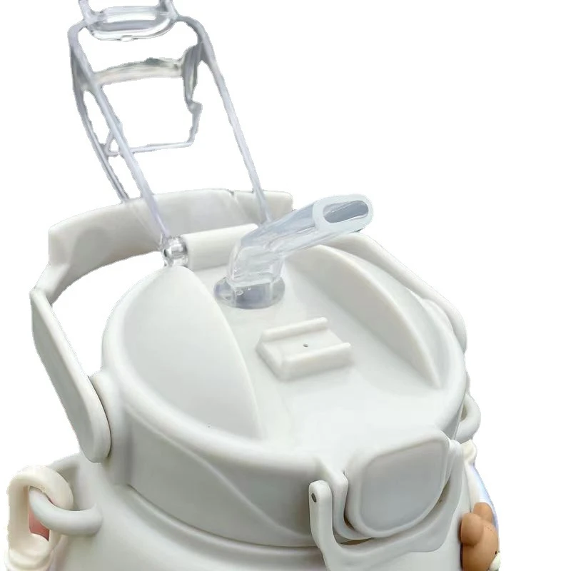 Portable Travel Belly Cup Bear Shaped Cartoon School Water Bottles Children Student Cute Kettle Sport Drink Bottles For Kids