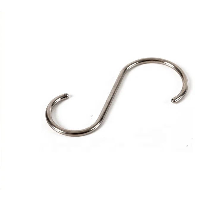 Заводская изготовленная на заказ вешалка из нержавеющей стали S крючки сверхпрочный металлический крючок для ванной комнаты и шляпы крючок