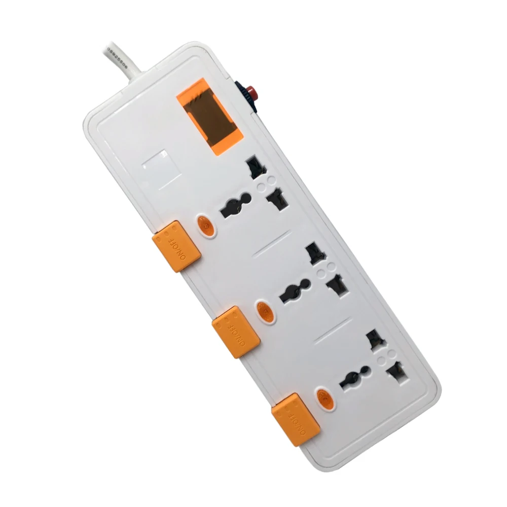Individual switched AU EU UK US surge protector power strip overload protection