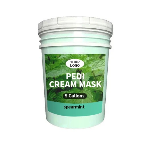 Private Label  5 Gallons Bucket Green Tea Pediucre Foot Cream Mud Mask
