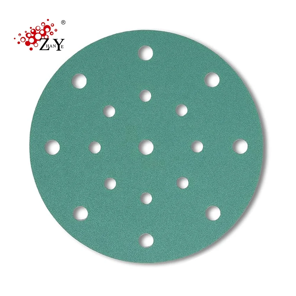 High quality sand paper silicon carbide sanding disc 6' carbide sanding discs for car refinishing
