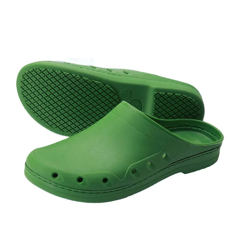 Non-Slip Operating Room Slippers Hospital Nurse Lightweight Doctors Shoes Waterproof TPE Protective Resistant Medical Shoes