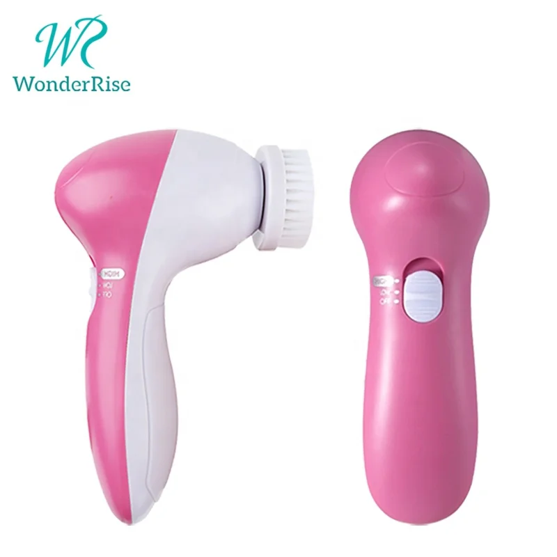 
4 in 1 Rotating Spin Facial Massager Face Cleaning Brush Electric Face Exfoliating Brush with Storage Box 