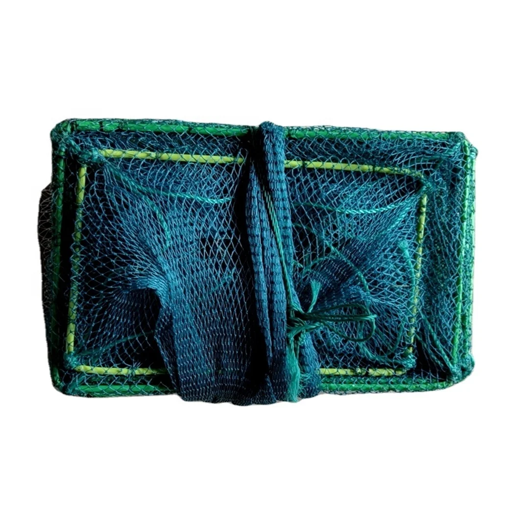 23*37*31(yellow tail, new iron)Cheap Mud Culture Farming House Boxes Collapsible Crawfish Steel Wire Frame Crab Traps Fish Trap