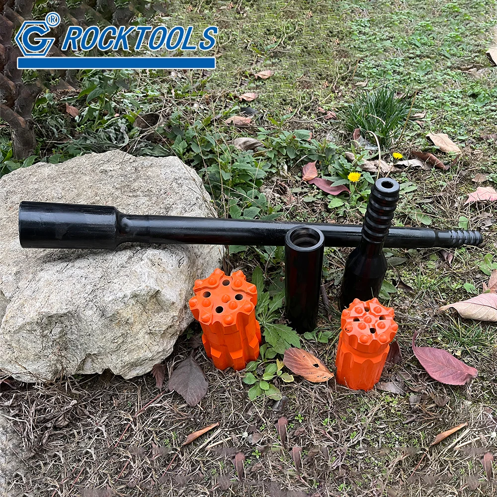 Top Hammer Mining Machine Drill Hole Rock Tools Drill Rod Button Bit