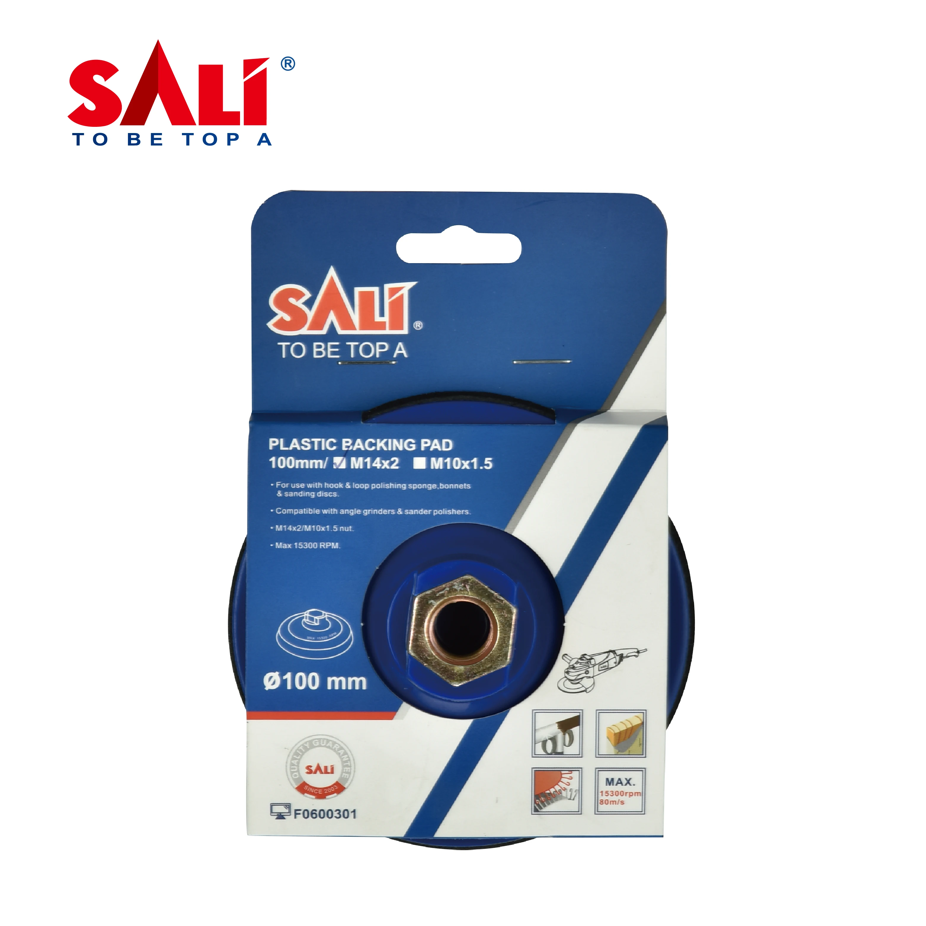 SALI Multi-size M14 Foam Polishing Pads for Surface Polishing Work