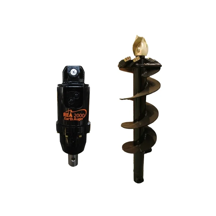 Hydraulic earth auger, an attachment for Skid loader , Crane loader