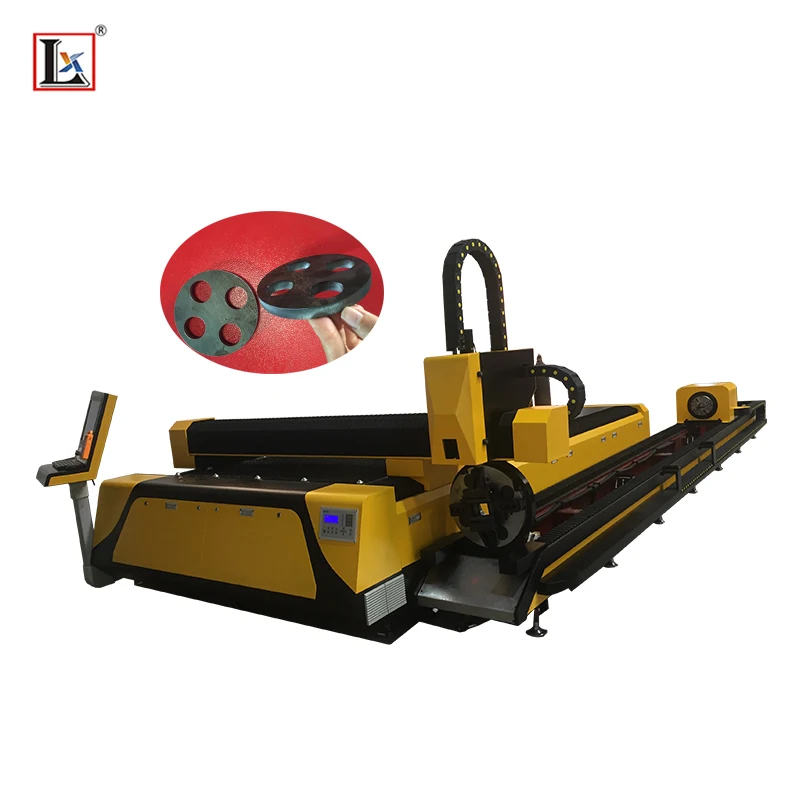 6000w high quality automatic cnc tube and plate fiber laser cutting machine