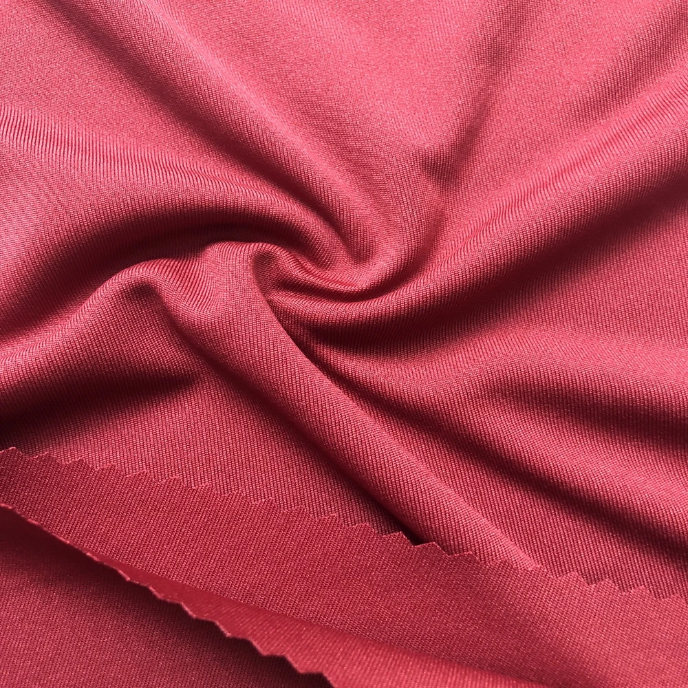 sweat wicking quick drying double faced satin fabric for home wear sportswear lining